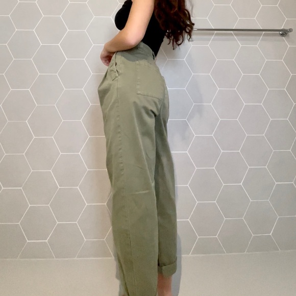 Khaki casual trousers - Picture 3 of 4